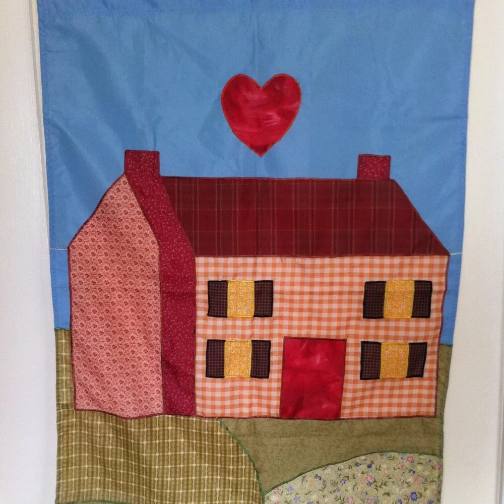 Decorative Flags: Flower bouquet , Home Sweet Home x 2 Used